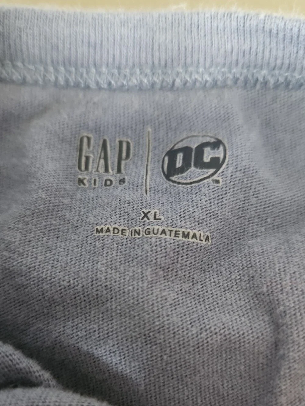 GAP Kids Light Blue DC Logo Tee